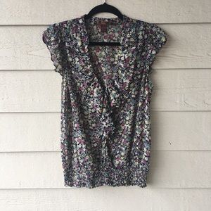 Flower print shirt